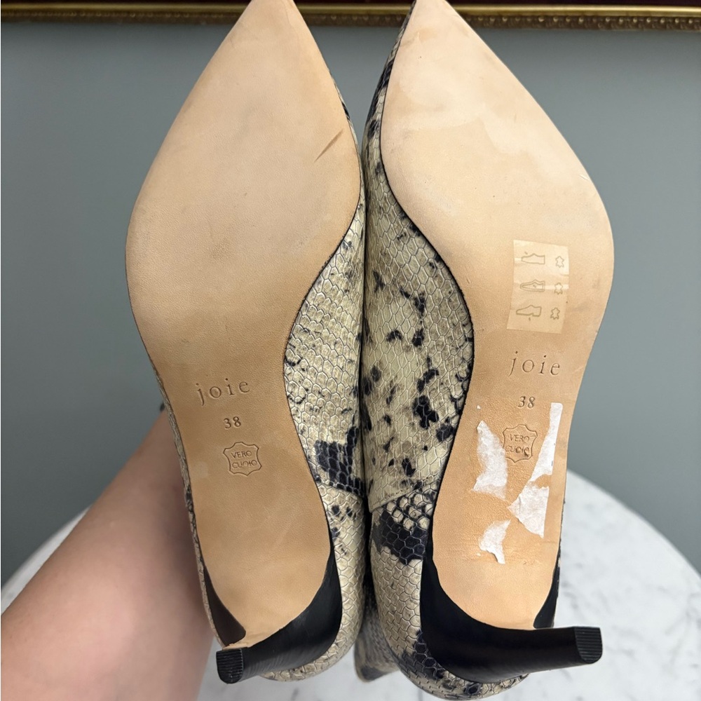 Joie NEW Ralti Python Embossed Leather Pointed To… - image 6